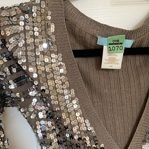 Grey super shiny sequins dress